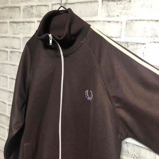 希少ブラウン⭐️ 90s Fred Perry トラックジャケット vintage