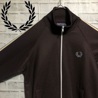 フレッドペリー(FRED PERRY)の希少ブラウン⭐️90s Fred Perry トラックジャケット vintage(ジャージ)