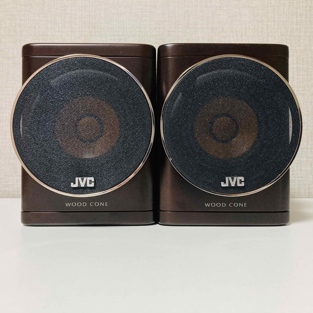 JVC ウッドコーン スピーカー ペア SP-EXN1 スマホ/家電/カメラのオーディオ機器(スピーカー)の商品写真