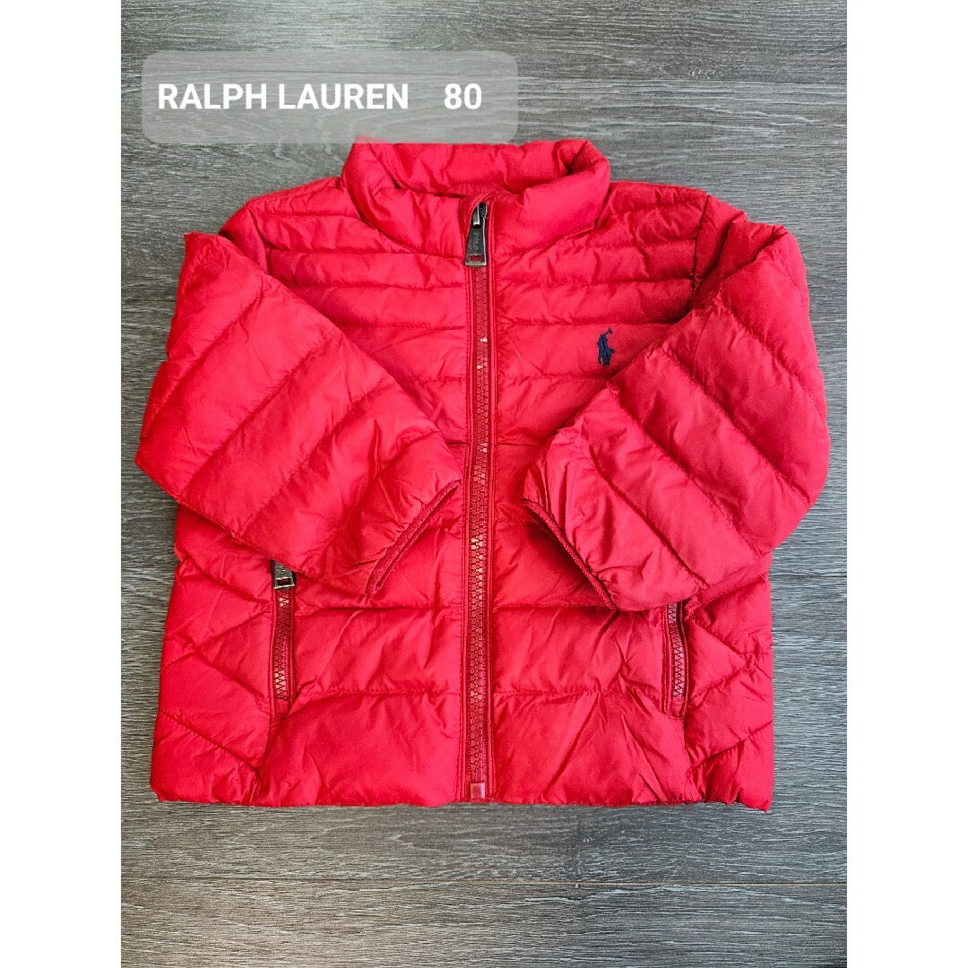 Ralph Lauren(ラルフローレン)のRALPH LAUREN　アウター　80センチ　袋つき キッズ/ベビー/マタニティのベビー服(~85cm)(ジャケット/コート)の商品写真