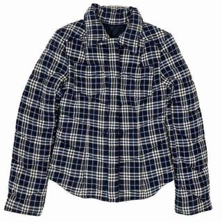 バーバリーブルーレーベル(BURBERRY BLUE LABEL)のバーバリーブルーレーベル リバーシブル ノバチェック柄 中綿 ジャケット (ブルゾン)