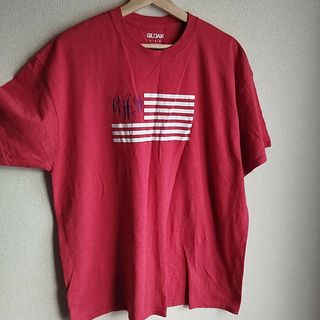 ギルタン(GILDAN)の【古着】GILDAN ギルダン　Tシャツ　レッドヘザー　XLサイズ　CAD(Tシャツ/カットソー(半袖/袖なし))