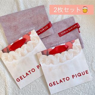 ジェラートピケ(gelato pique)のジェラートピケ　gelatopique ラッピング　クリスマス　ショップ袋(ラッピング/包装)