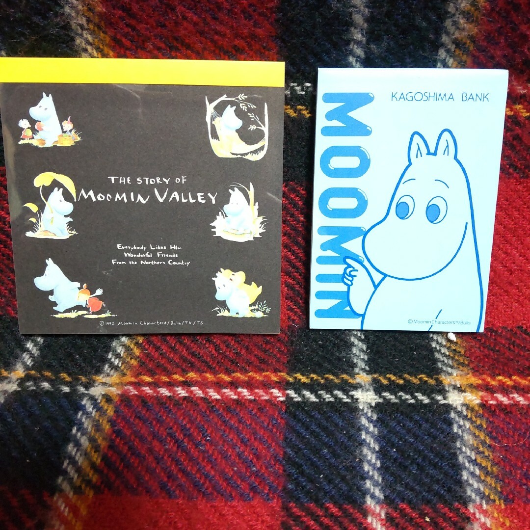 MOOMIN(ムーミン)の◆ムーミンメモ帳２種類セット インテリア/住まい/日用品の文房具(ノート/メモ帳/ふせん)の商品写真