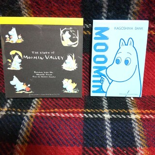 ムーミン(MOOMIN)の◆ムーミンメモ帳２種類セット(ノート/メモ帳/ふせん)