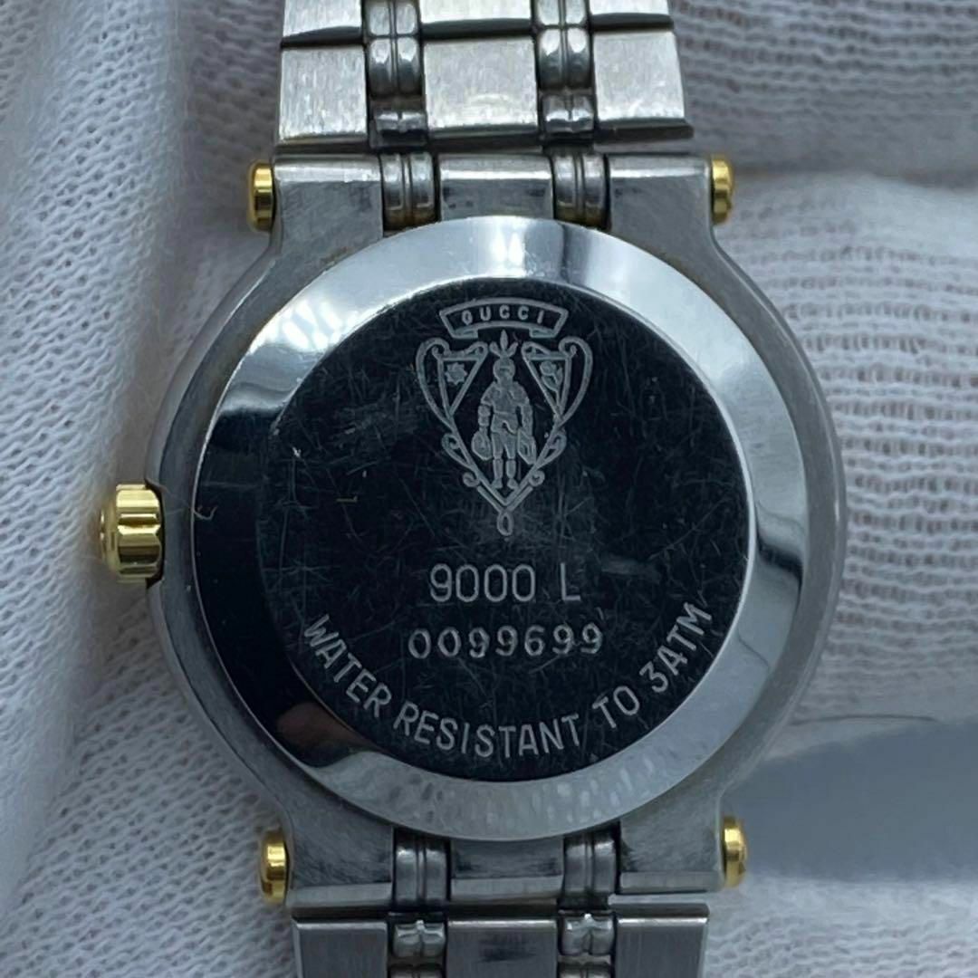 Gucci - 《美品 稼動品》 グッチ 9000L 防水 レディース腕時計