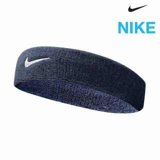 ナイキ(NIKE)の【新品未使用未開封‼️】NIKE　HEADBAND　"ネイビー"(バンダナ/スカーフ)