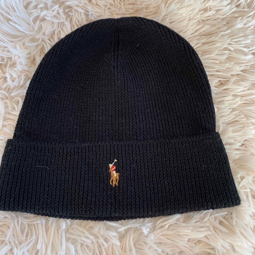 POLO RALPH LAUREN(ポロラルフローレン)のPOLO RALPH LAUREN  ポロラルフローレン ニット帽  ビーニー メンズの帽子(ニット帽/ビーニー)の商品写真