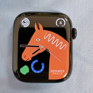 Apple Watch Hermes Series 7 45mm ブラック 本体