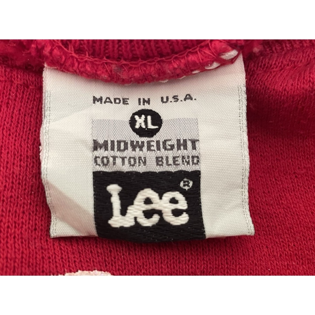 Lee(リー)の90s Lee プリント　スウェット　トレーナー　XL 古着　アメリカ　usa メンズのトップス(スウェット)の商品写真