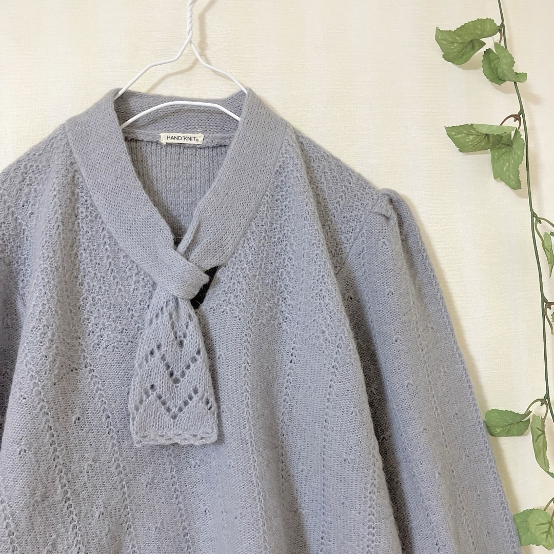 Lochie(ロキエ)のHAND KNIT ◆ ボウタイニット ◆ レディースのトップス(ニット/セーター)の商品写真