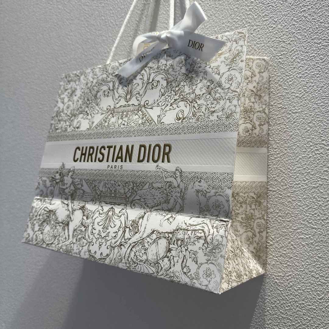 Christian Dior(クリスチャンディオール)のディオール　2023年ホリデー　クリスマス　ショッパー　紙袋 レディースのバッグ(ショップ袋)の商品写真