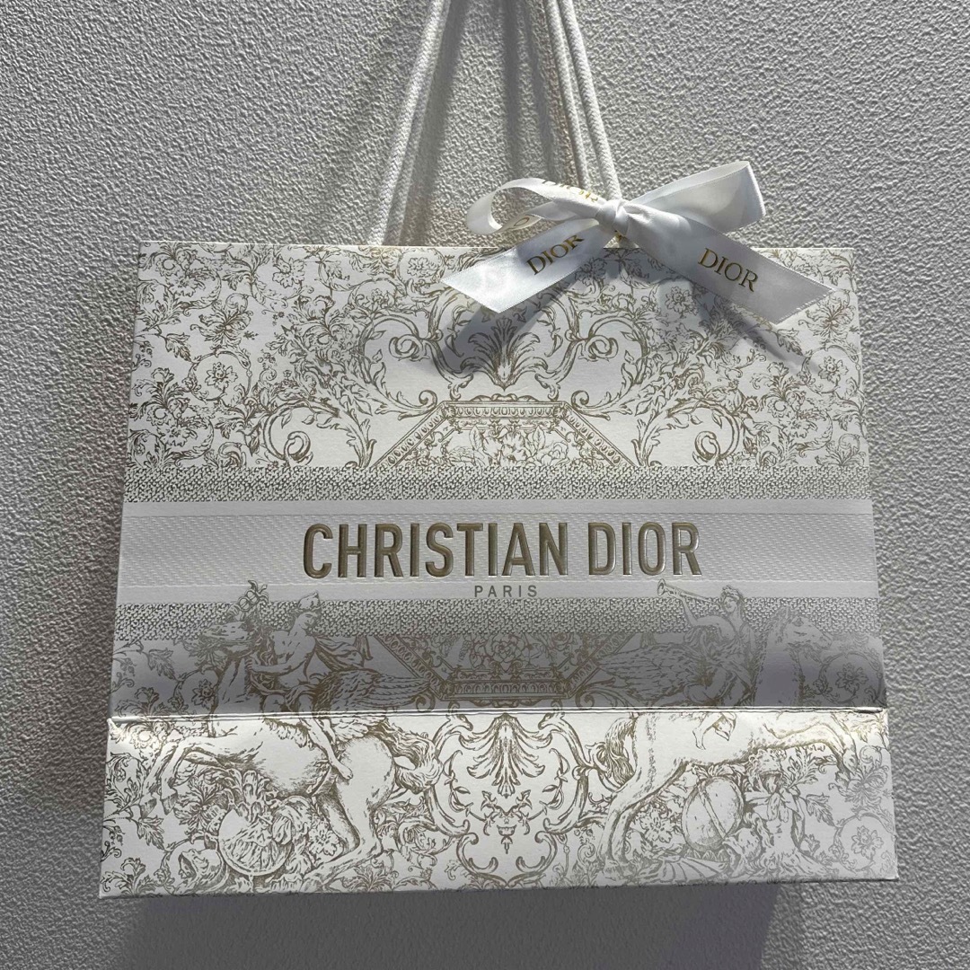 Christian Dior(クリスチャンディオール)のディオール　2023年ホリデー　クリスマス　ショッパー　紙袋 レディースのバッグ(ショップ袋)の商品写真