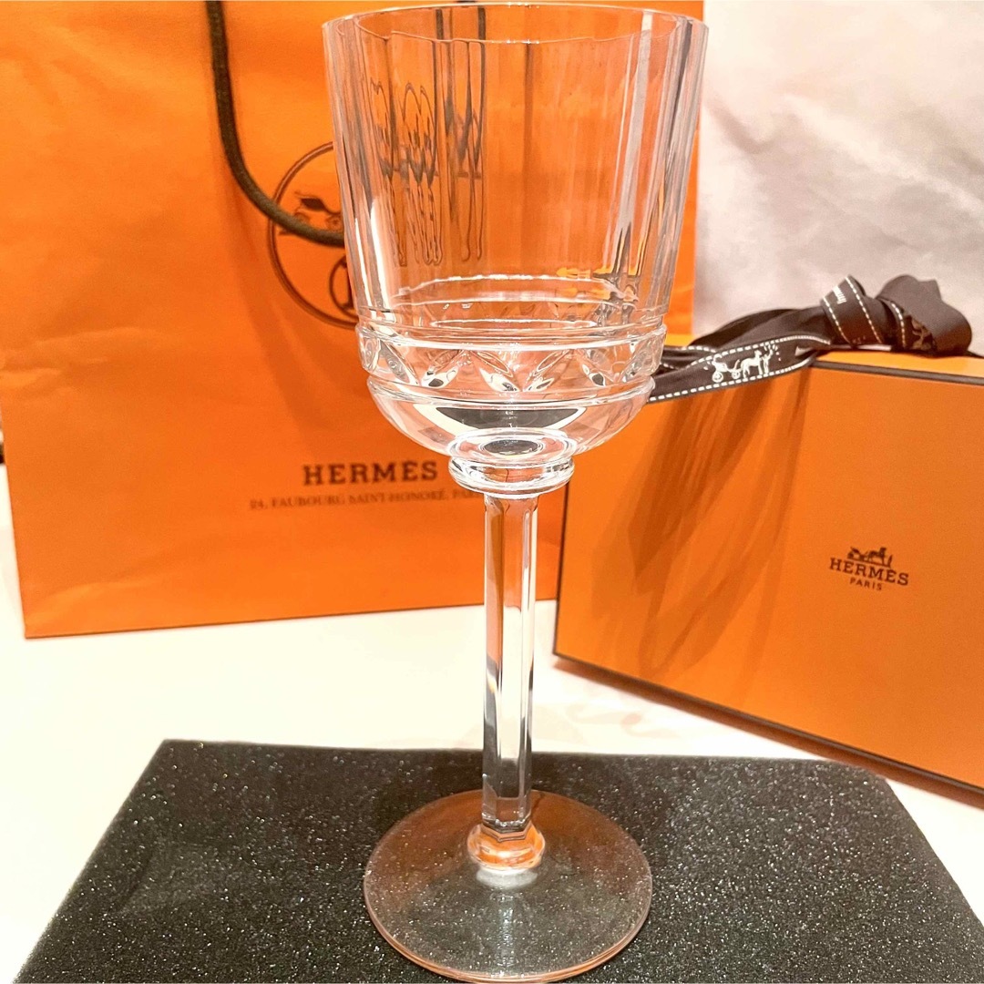 Hermes(エルメス)の☆新品☆ HERMES エルメス　ワイングラス　イスケンダー インテリア/住まい/日用品のキッチン/食器(グラス/カップ)の商品写真