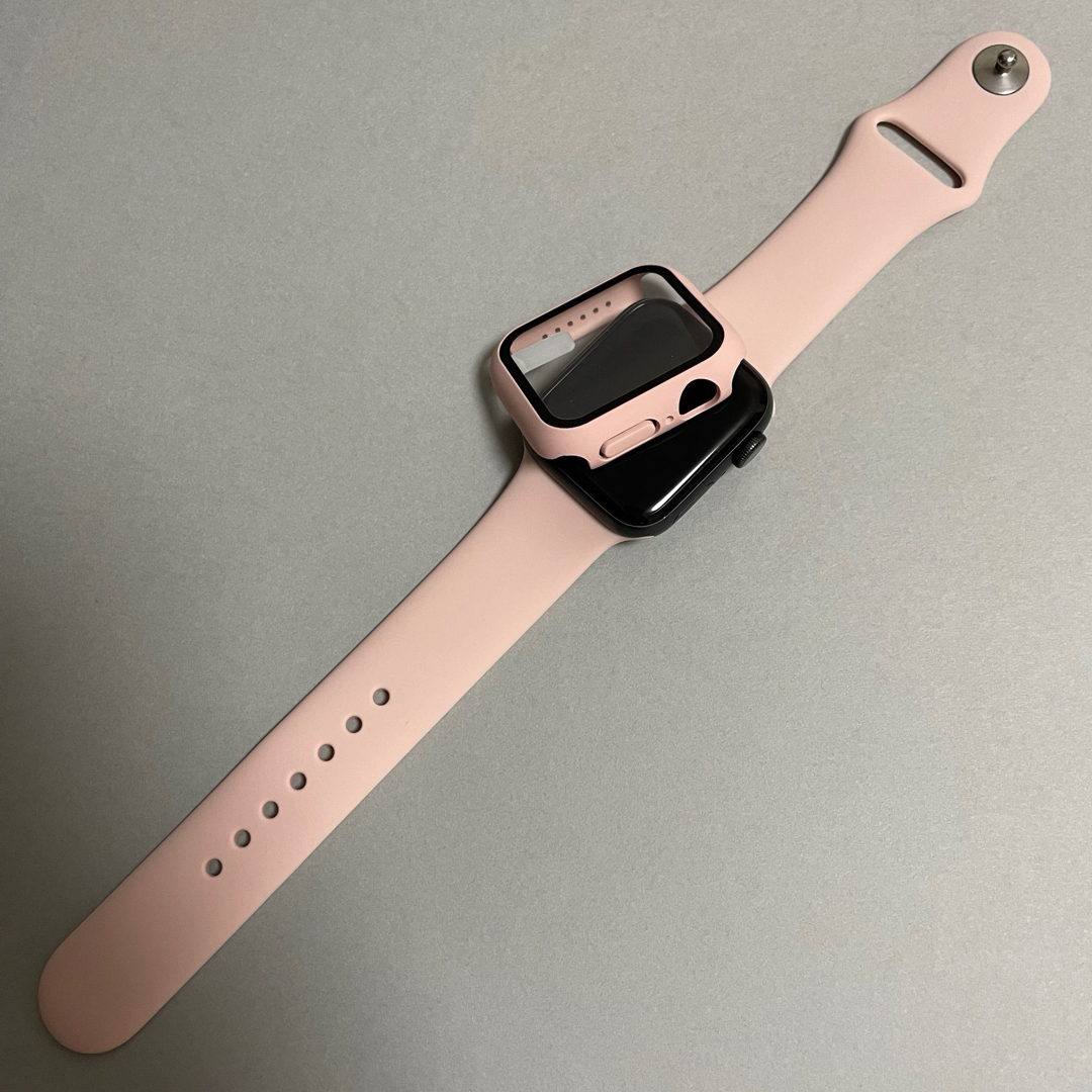 Apple Watch(アップルウォッチ)のAppleWatch 7 アップルウォッチ バンド M/L 41mm 薄ピンク メンズの時計(ラバーベルト)の商品写真