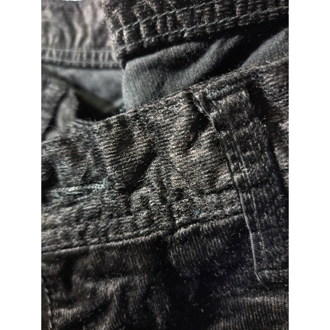 SHAREEF(シャリーフ)の未使用　SHAREEF　チェンジスキニーデニム　ブラック　コーデュロイ メンズのパンツ(デニム/ジーンズ)の商品写真