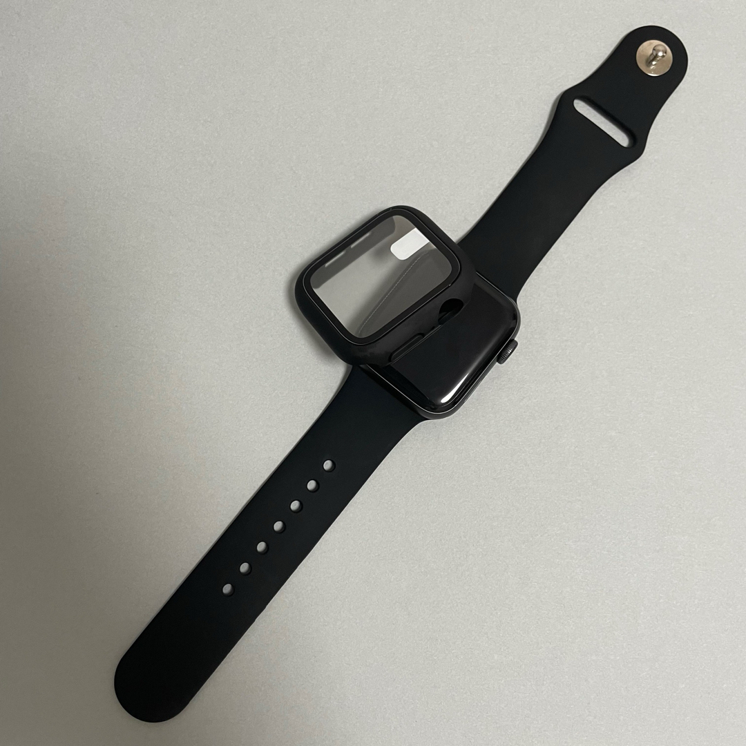 Apple Watch(アップルウォッチ)のAppleWatch 7 アップルウォッチ バンド S/M 41mm ブラック メンズの時計(ラバーベルト)の商品写真