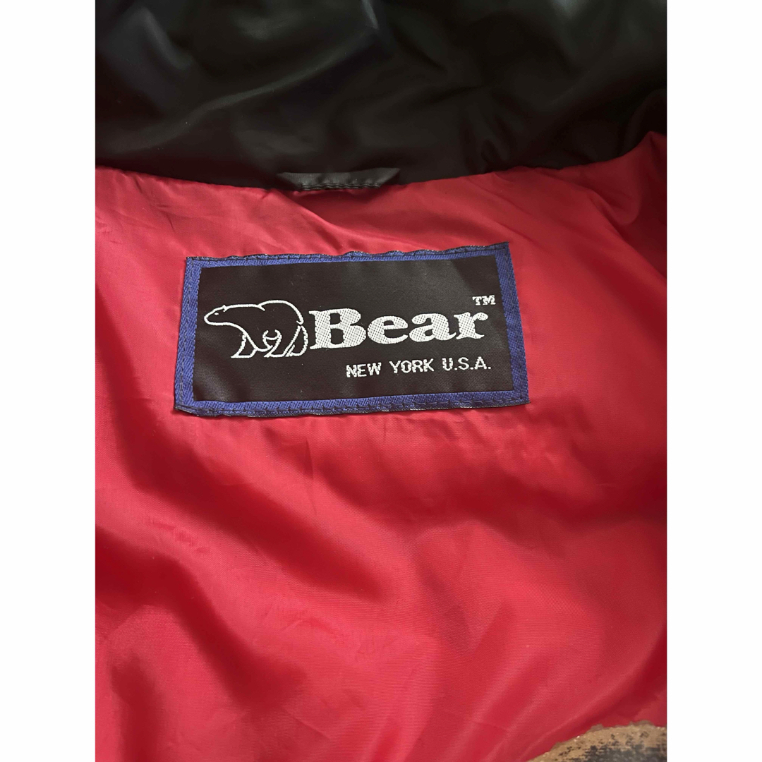 Bear USA(ベアー)のダウンコート Bear  ブラック レッド リバーシブル 男女兼用 レディースのジャケット/アウター(ダウンコート)の商品写真