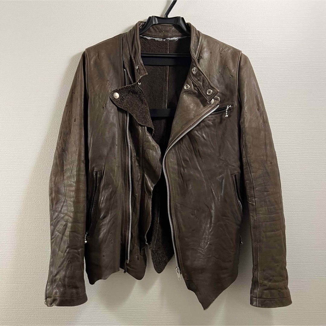 レザージャケットleather jacket  y2k