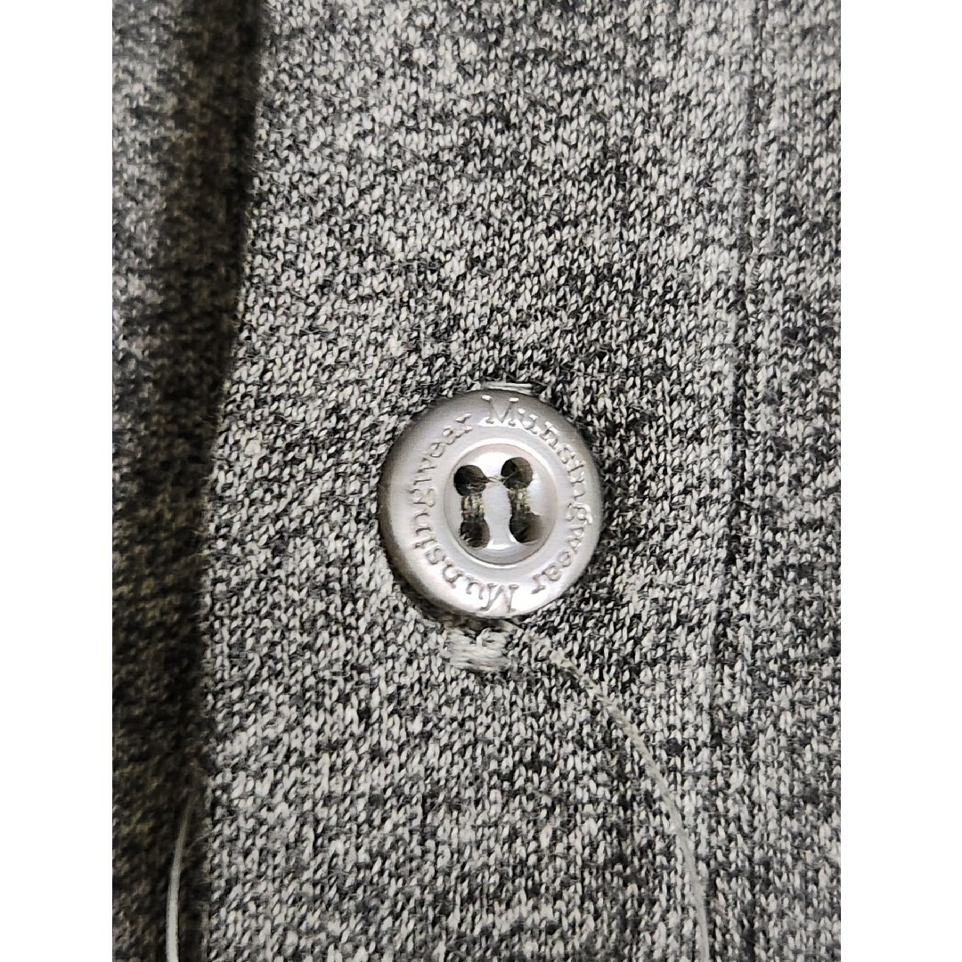 Munsingwear(マンシングウェア)の未使用品　マンシング 長袖シャツ グレー Ｌサイズ スポーツ/アウトドアのゴルフ(ウエア)の商品写真