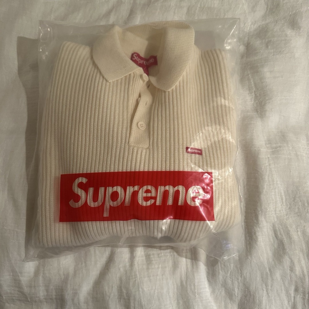 Supreme - Supreme Small Box Polo Sweater Supreme - Supreme Small Box Polo Sweater