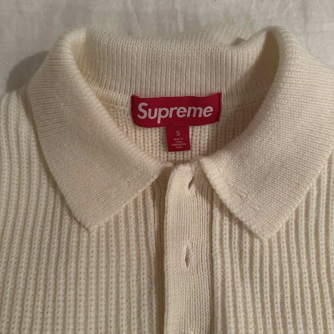 Supreme - Supreme Small Box Polo Sweater Supreme - Supreme Small Box Polo Sweater
