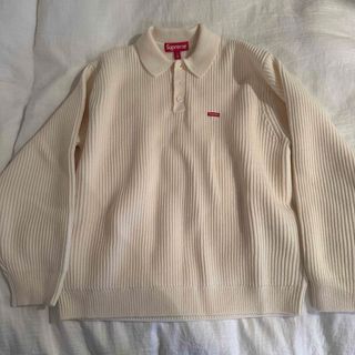 シュプリーム(Supreme)のSupreme Small Box Polo Sweater "Ivory"(ニット/セーター)