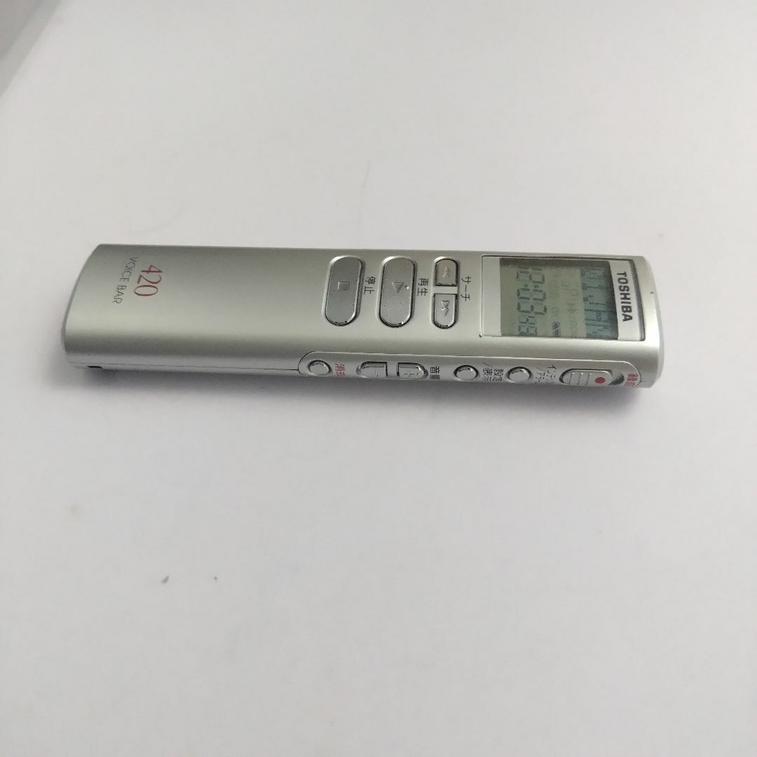 東芝(トウシバ)の東芝 VOICE BAR DMR-420B ICレコーダー 動作中古 スマホ/家電/カメラのオーディオ機器(ポータブルプレーヤー)の商品写真