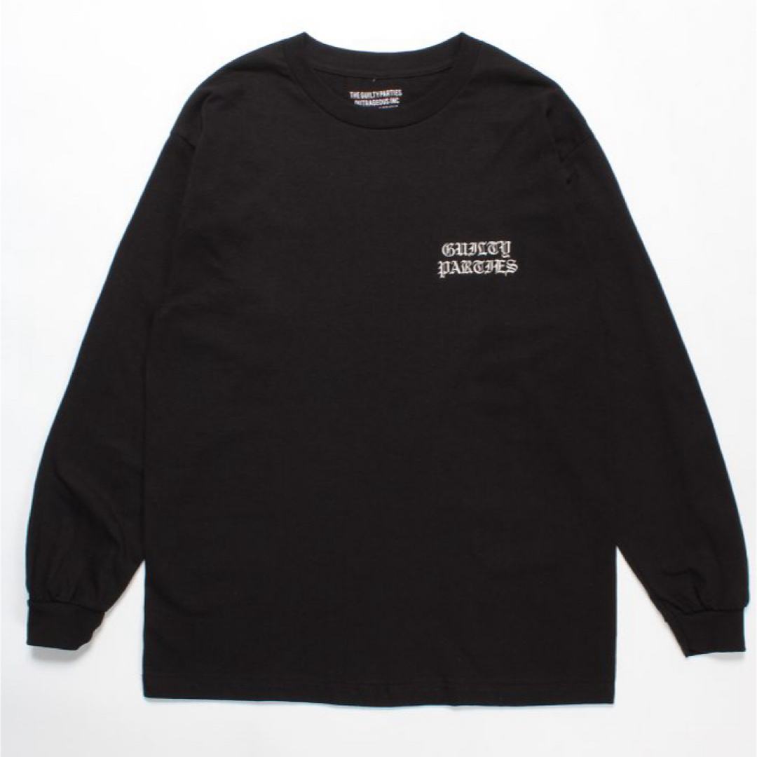 WACKO MARIA(ワコマリア)のWACKOMARIA LONG SLEEVE T-SHIRT ロンT 黒 メンズのトップス(Tシャツ/カットソー(七分/長袖))の商品写真