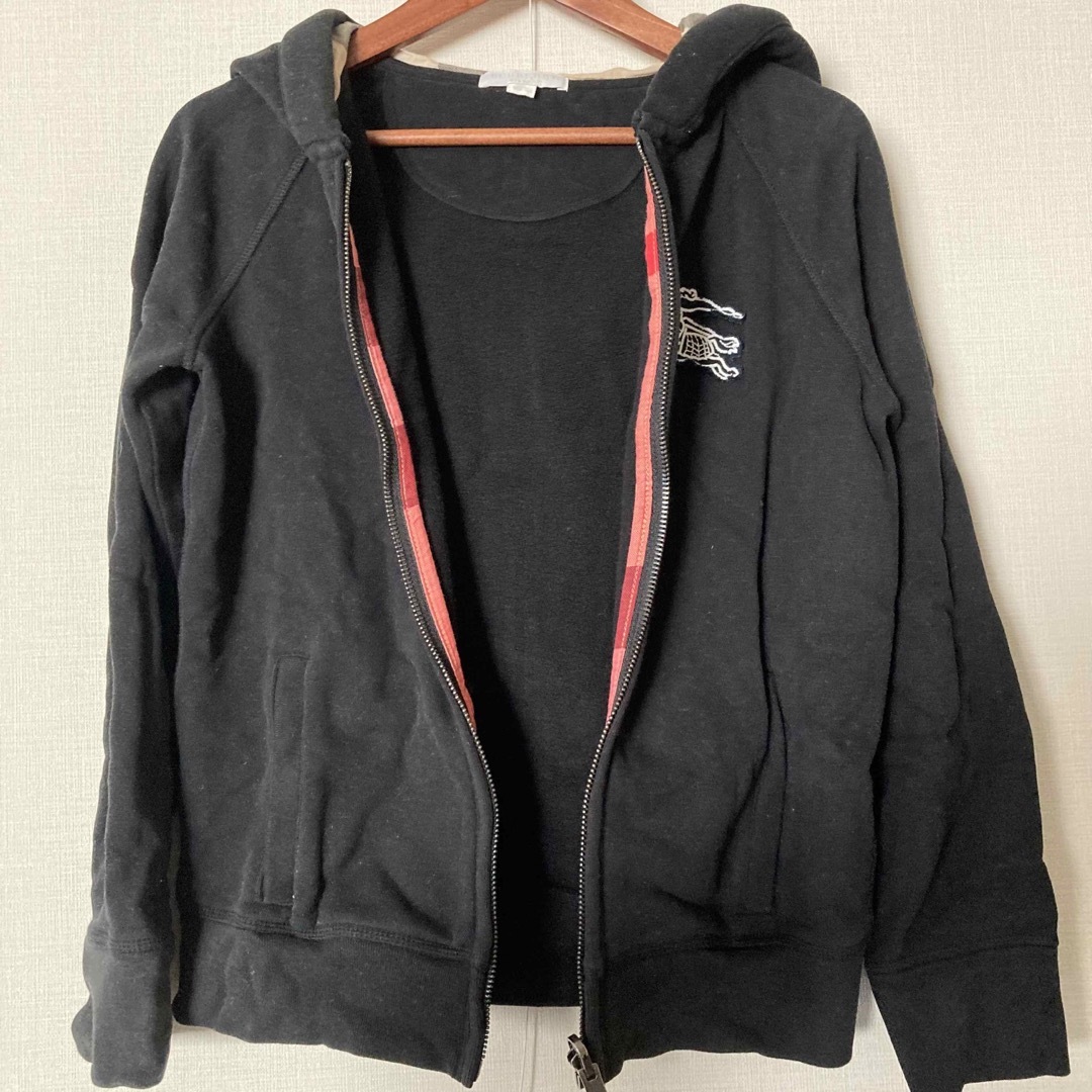 BURBERRY(バーバリー)のBurberry バーバリー　パーカー　黒 キッズ/ベビー/マタニティのキッズ服男の子用(90cm~)(ジャケット/上着)の商品写真