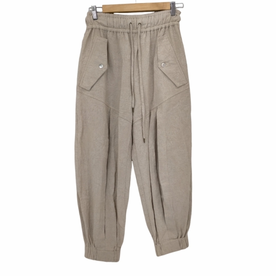 JPNlouren(ローレン) cotton jacquard pants レディース