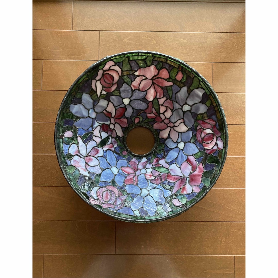 ハンドメイド ステンドグラス ランプ花の通販 by ももんが's ハンドメイド ステンドグラス ランプ花の通販 by ももんが's