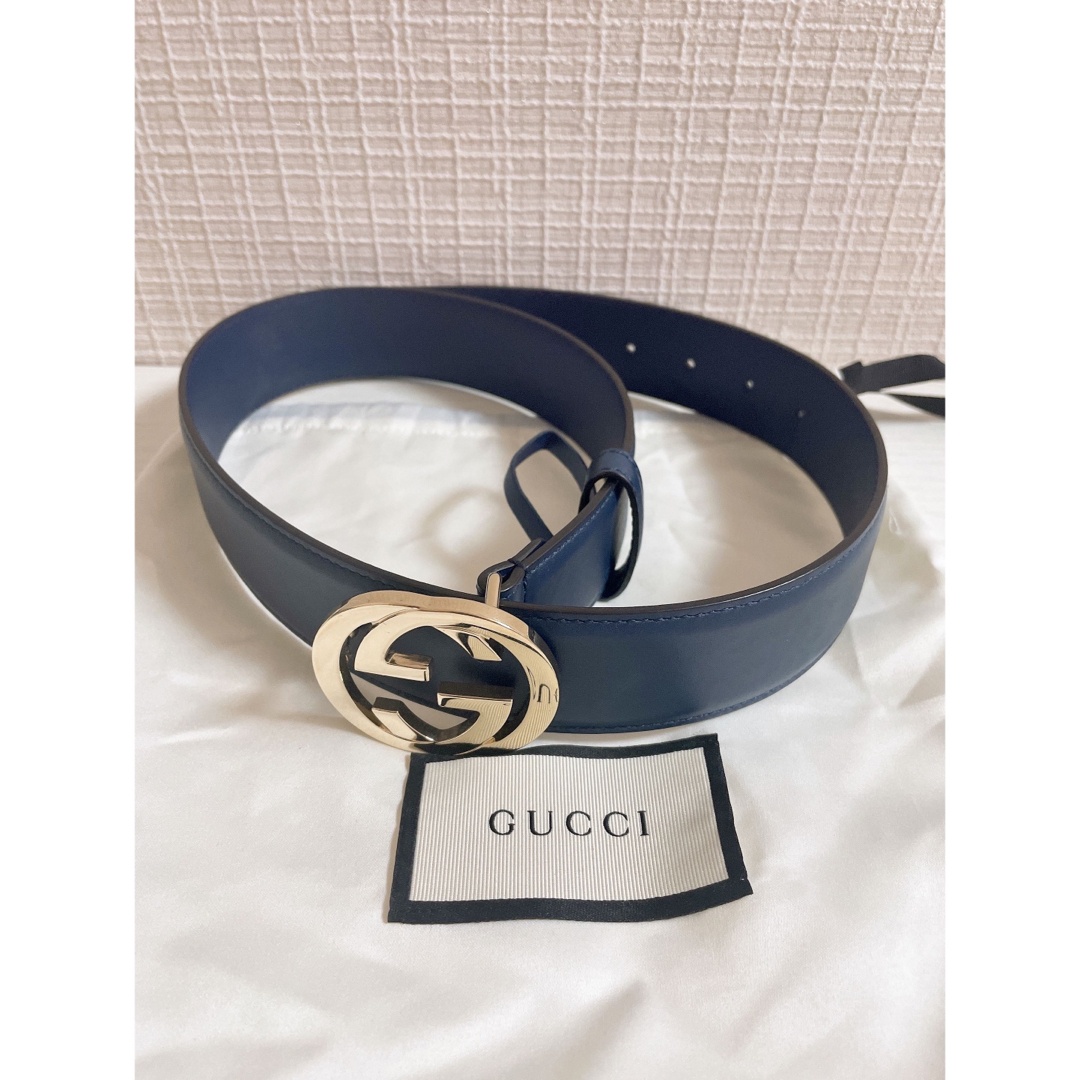 Gucci(グッチ)のGUCCI ベルト インターロッキング 美品 レディースのファッション小物(ベルト)の商品写真