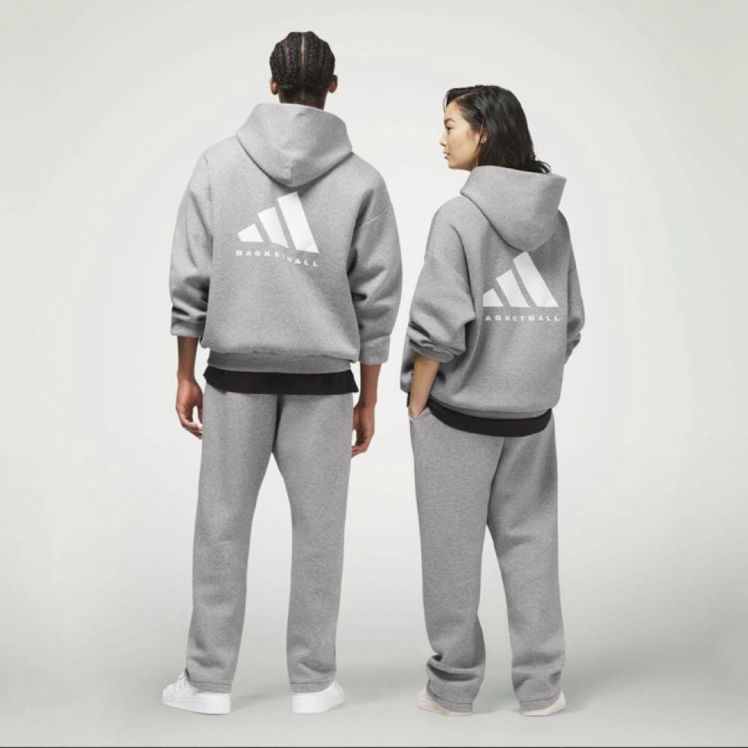 adidas アディダス バスケットボール ヘザーフーディ パーカー