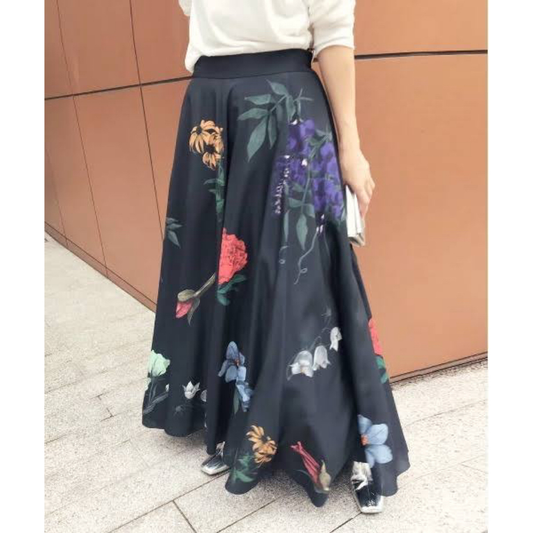 Ameri  AMANDA CIRCULAR SKIRT 花柄スカートロングスカート