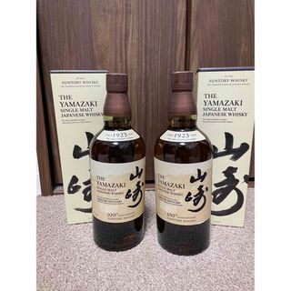 サントリー(サントリー)の山崎NV 100周年記念ボトル　箱付き2本(ウイスキー)
