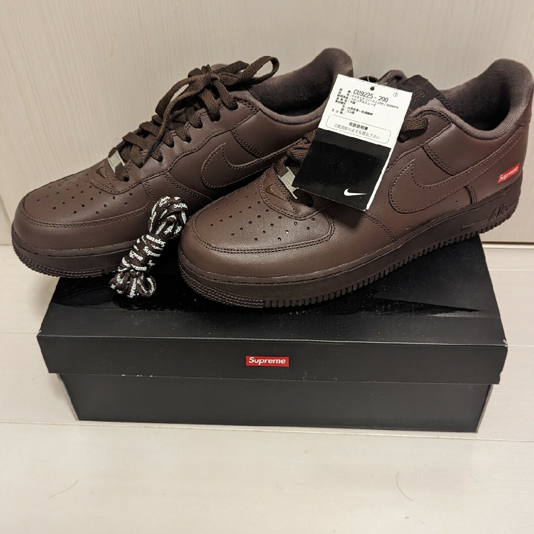 Supreme(シュプリーム)のsupreme air force 1 brown 新品　28.5 10.5 メンズの靴/シューズ(スニーカー)の商品写真