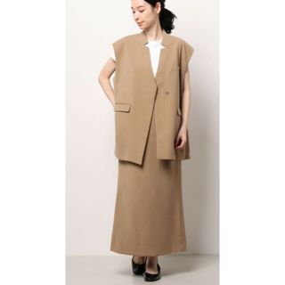 アメリヴィンテージ(Ameri VINTAGE)のOTONA WRAP VEST SET UP DRESS オトナミューズ　アメリ(セット/コーデ)