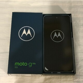 モトローラ(Motorola)のmoto g53y 5G インクブラック(スマートフォン本体)