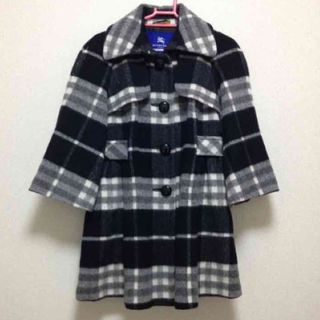 バーバリーブルーレーベル(BURBERRY BLUE LABEL)の美品‼️Burberry Blue Label ウールコート(ロングコート)