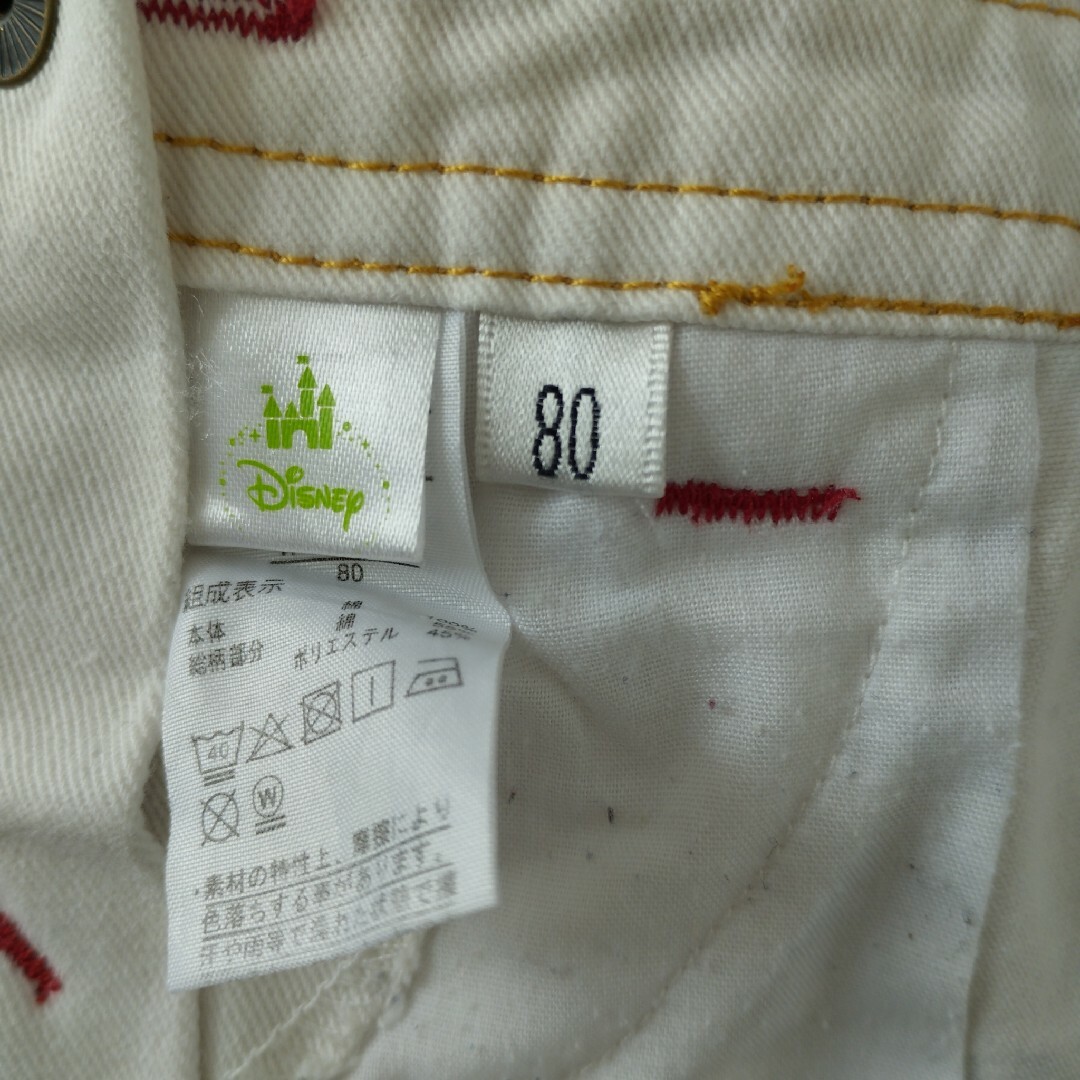 Disney(ディズニー)のミニー サロペット ジャンパースカート ディズニー キッズ/ベビー/マタニティのベビー服(~85cm)(スカート)の商品写真