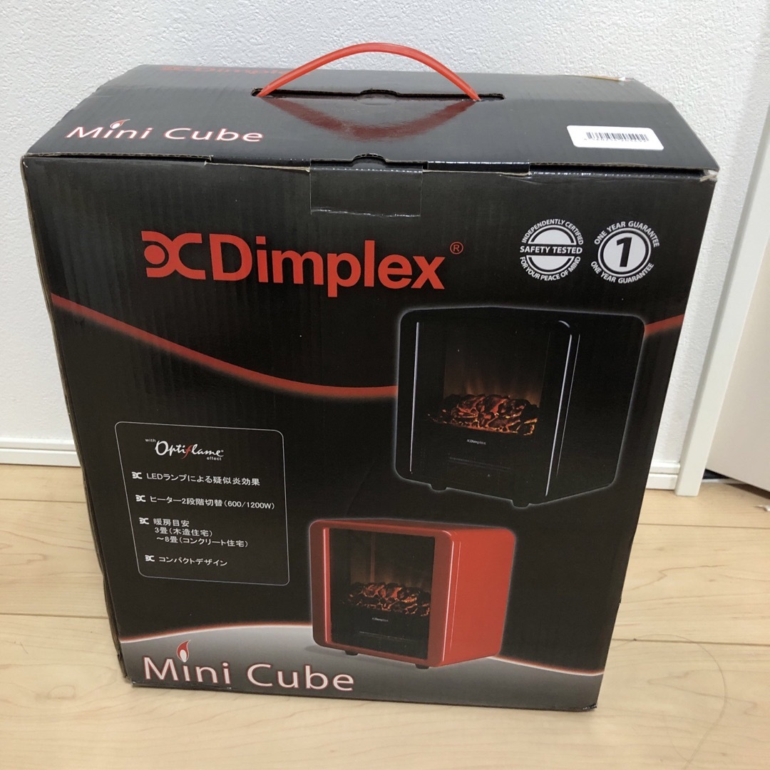 【新品未開封】DIMPLEX  暖炉型電気ファンヒーター MNC12BJ スマホ/家電/カメラの冷暖房/空調(電気ヒーター)の商品写真