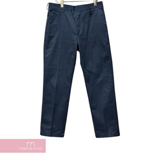 ルイヴィトン(LOUIS VUITTON)のLOUIS VUITTON 2020SS Cotton Chinos 1A5CS4 ルイヴィトン コットンチノパンツ スラックス ロゴスナップフック タック ジップフライ ネイビー サイズ38【231130】【中古-B】【me04】(スラックス/スーツパンツ)