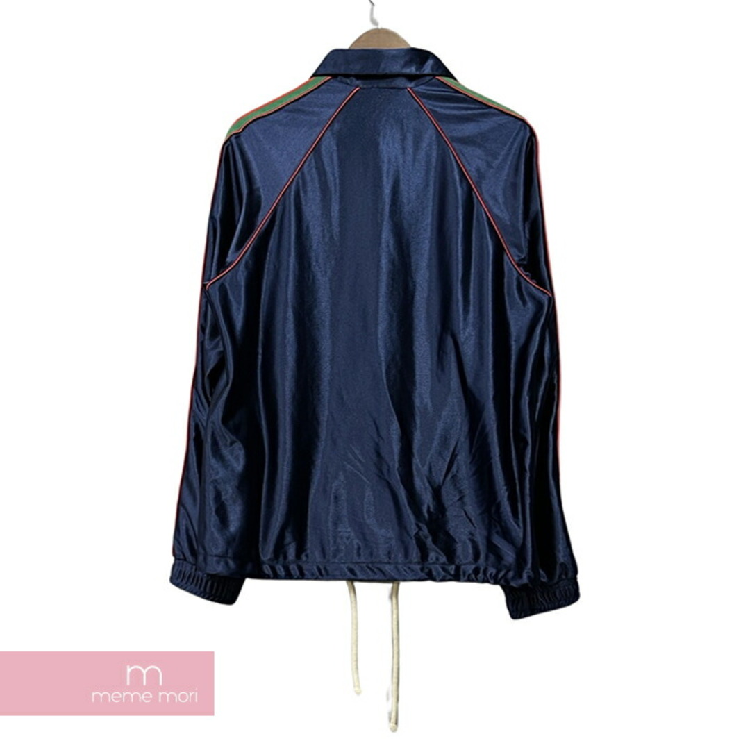Gucci - GUCCI Shiny Jersey Jacket with Web 655341 XJDF1 グッチ
