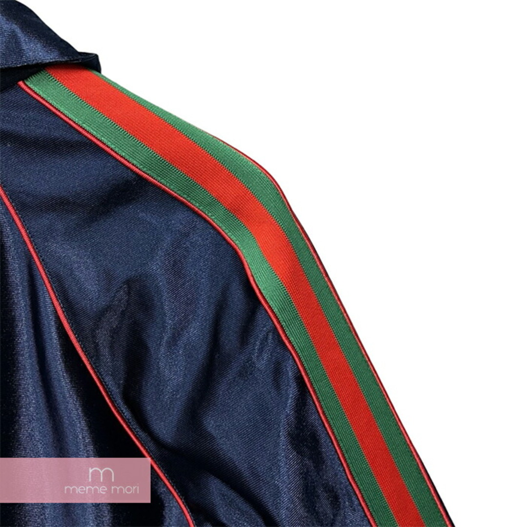 Gucci - GUCCI Shiny Jersey Jacket with Web 655341 XJDF1 グッチ