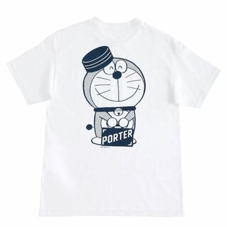 ポーター(PORTER)の2023 PORTER × ドラえもん T-Shirt 白 XL(Tシャツ/カットソー(半袖/袖なし))