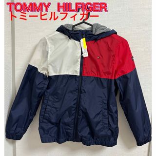 トミーヒルフィガー(TOMMY HILFIGER)のキッズ　アウター　ウインドブレーカー　128  ジップアップパーカー(ジャケット/上着)