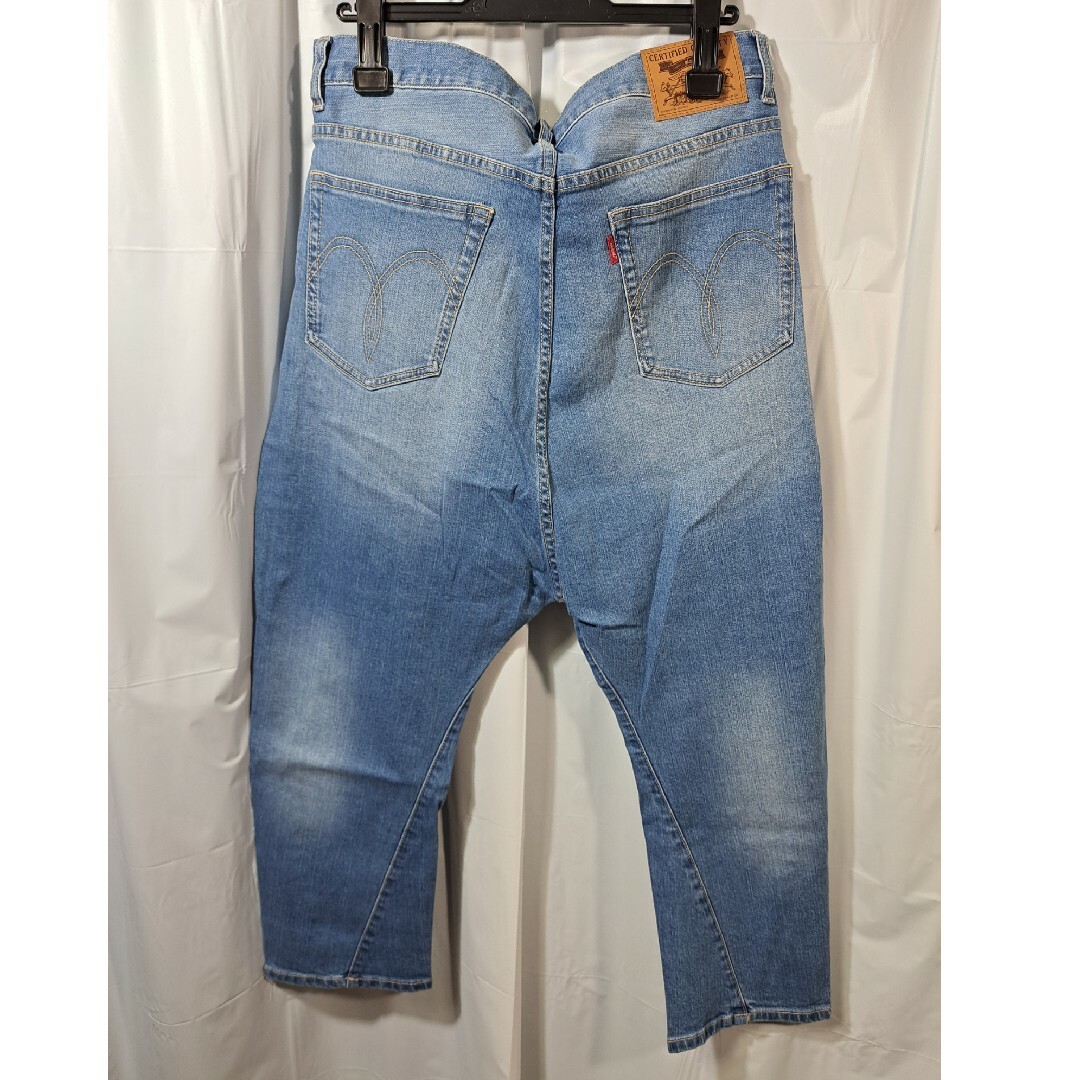 未使用タグ付き　glamb　インディゴ　Vintage Poly Denim