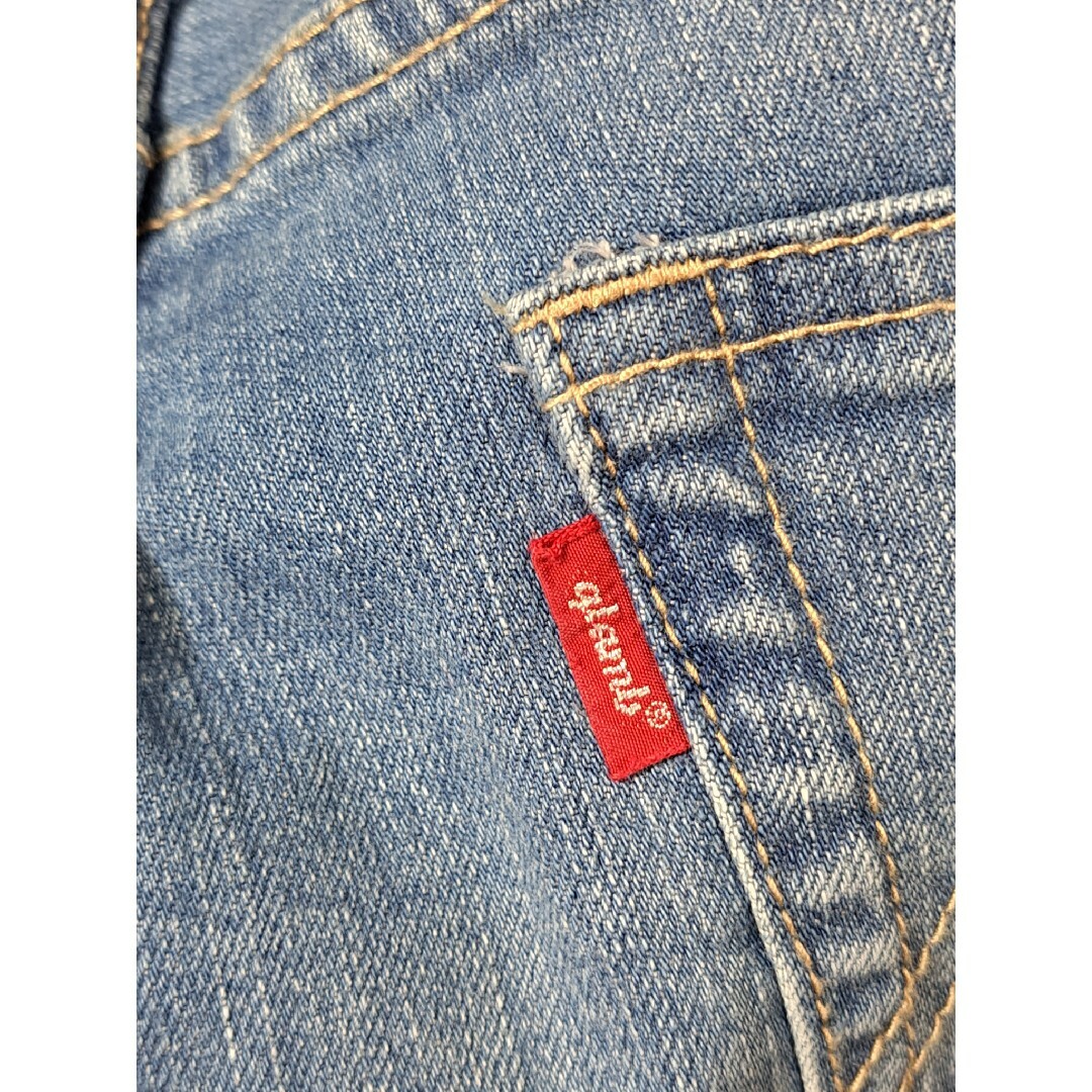 未使用タグ付き　glamb　インディゴ　Vintage Poly Denim