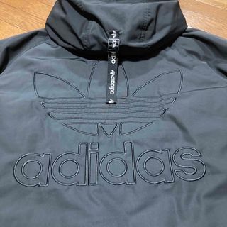 adidas - adidas  アディダス　ロング　ジャケット　コート　ブラック　ファーパーカー